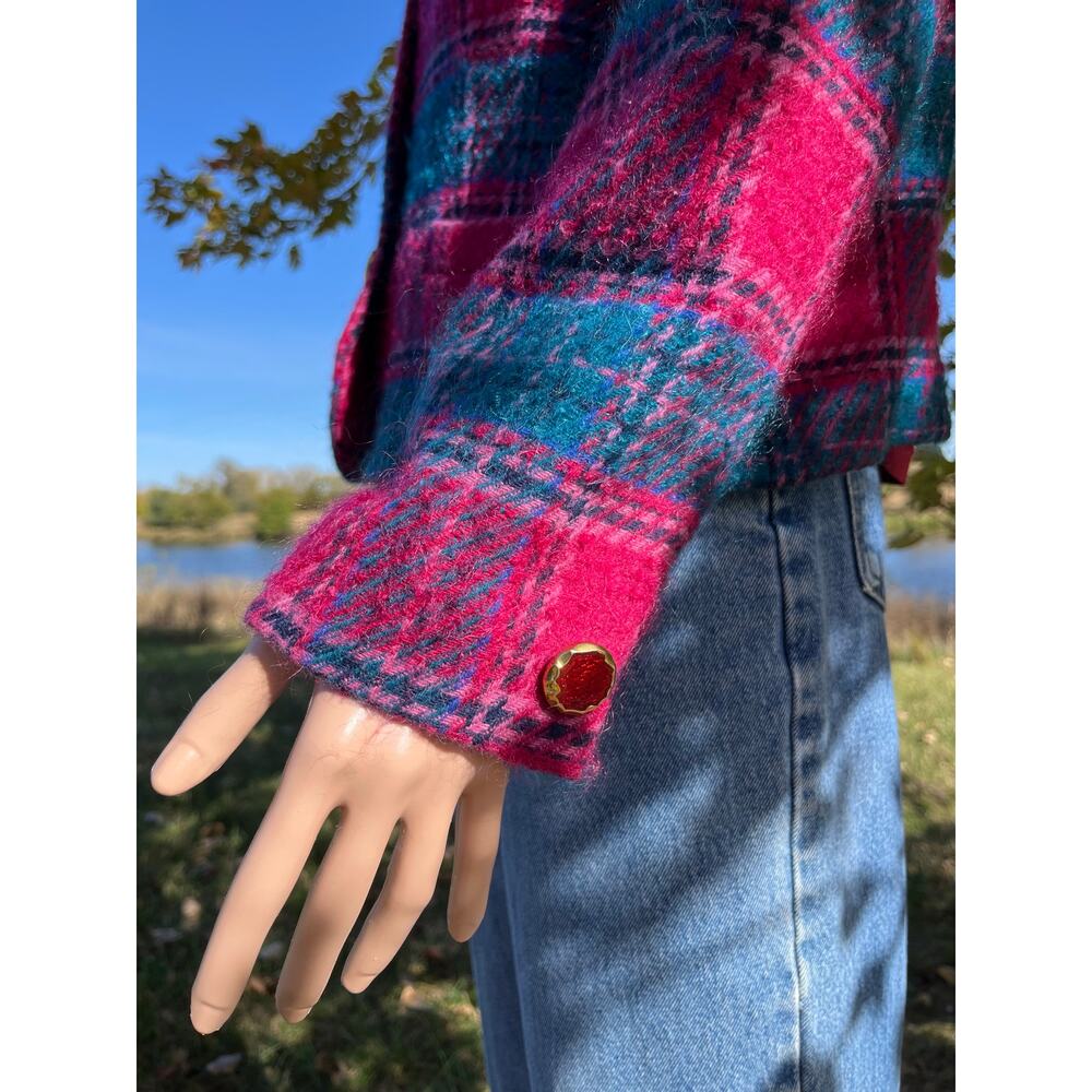 Vintage Pendleton 100% Virgin Wool Plaid Jacket - Picture 5 of 9
